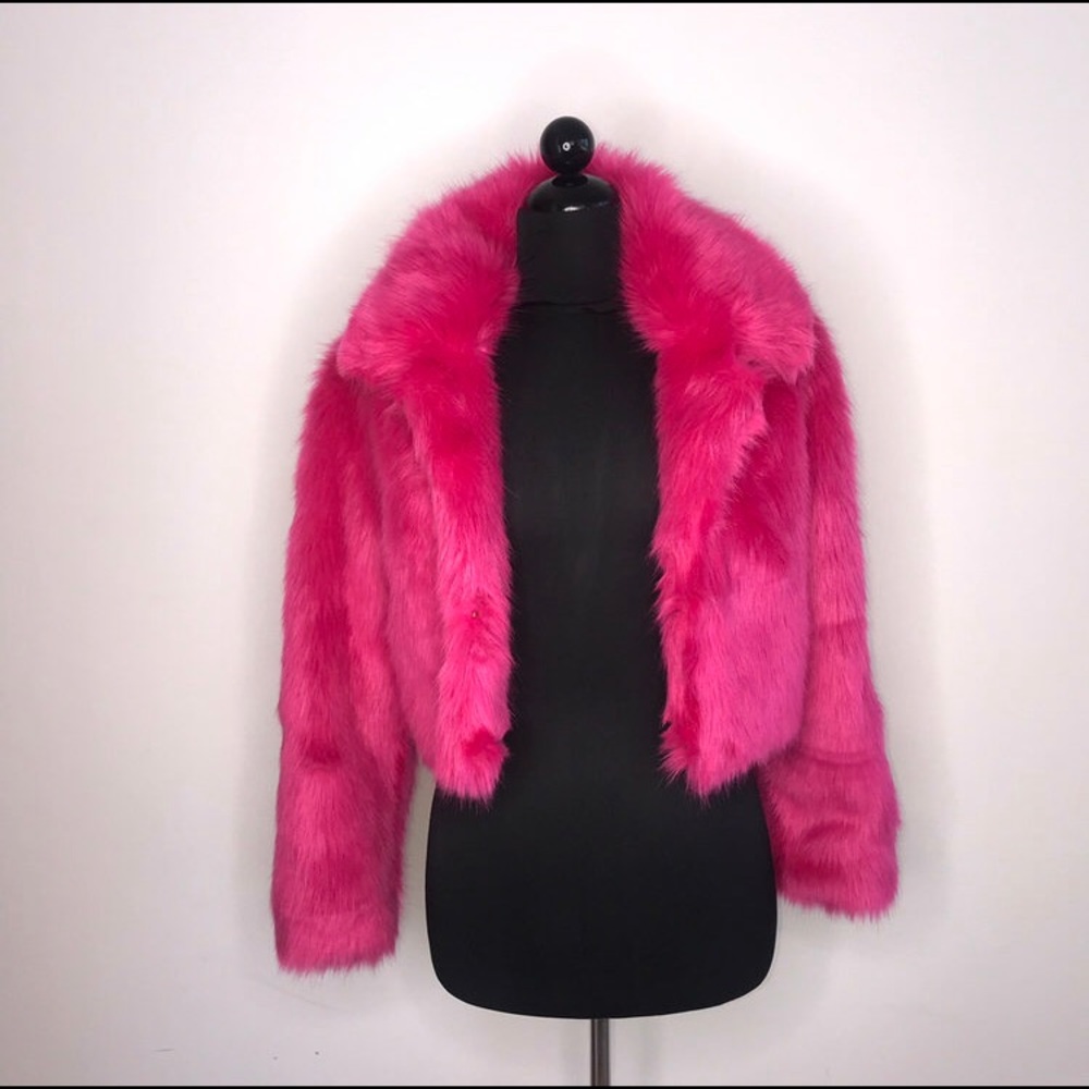 Swank Blue Pink Fur